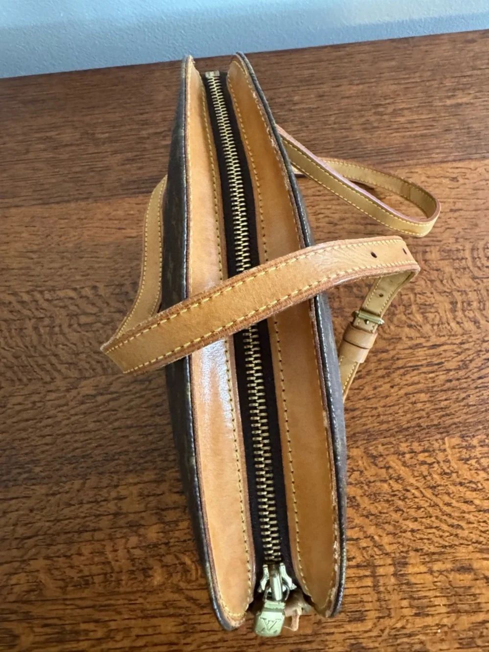 Louis Vuitton Monogram Drouot Crossbody Bag with COA and Dust Bag